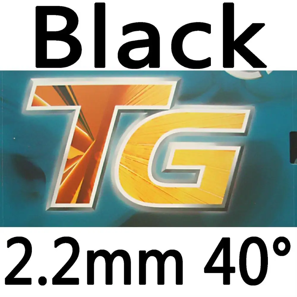 black 2.2mm H40 DHS NEO Skyline TG3 Управление+ Скорость пунктов в настольный теннис пинг-понг резина с губкой - Цвет: black 2.2mm H40