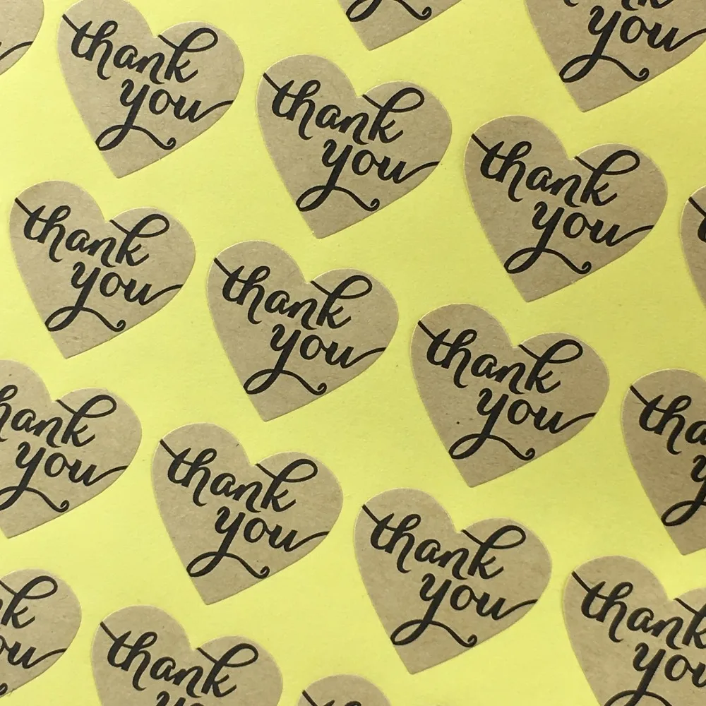 Наклейки из крафт-бумаги на заказ бесплатная доставка 600 шт./лот наклейки в виде