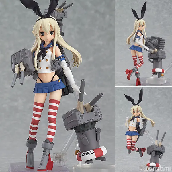 Бесплатная доставка аниме Kantai коллекция Shimakaze коробку 16 см пвх фигурку модель