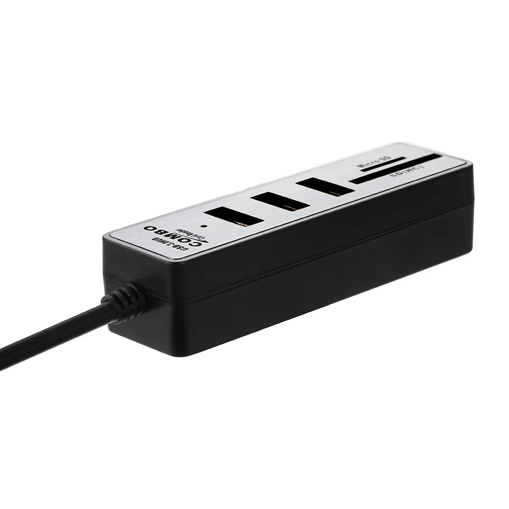 Kinganda, usb-хаб, высокое качество, 2 в 1, USB 3,1, OTG, USB 3,0, концентратор, сплиттер, комбинированный, высокоскоростной, 3 порта и SD/TF кард-ридер#3 L0408