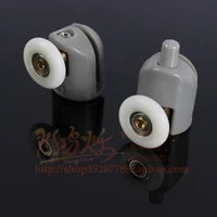 8pcs shower door roller runners wheels plastic pulley 25mm diameter