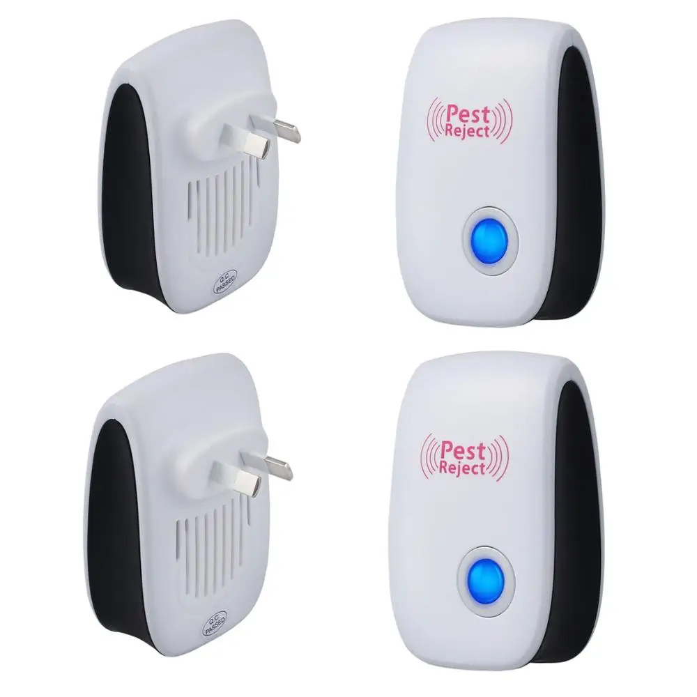 Proster 4 шт. Отпугиватель вредителей ультразвуковой электронный отпугиватель для