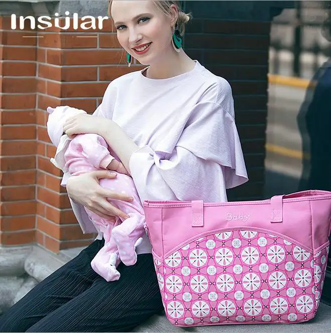

NEW Mommy Bag Lovely Multicolored Baby Diaper Bag Large-Capacity Fashion Mother's Maternity Bag Baby Stroller Nappy Bag 10027