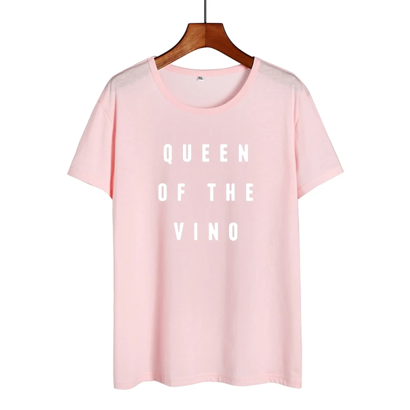 Футболка с надписью Queen забавная футболка of The Vino Tumblr хипстерские женские топы