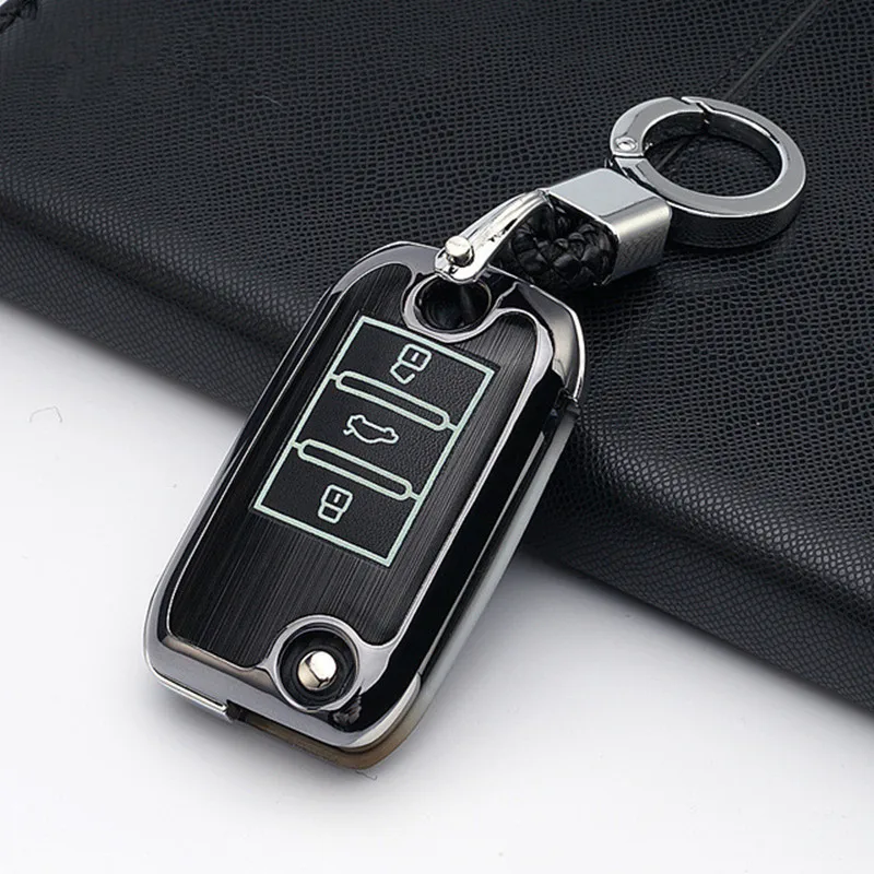Luminous Plastic Car Key Case Cover For Roewe RX5 2017 2019 year for MG ZS 3 button car key case cover styling Accessories | Автомобили и