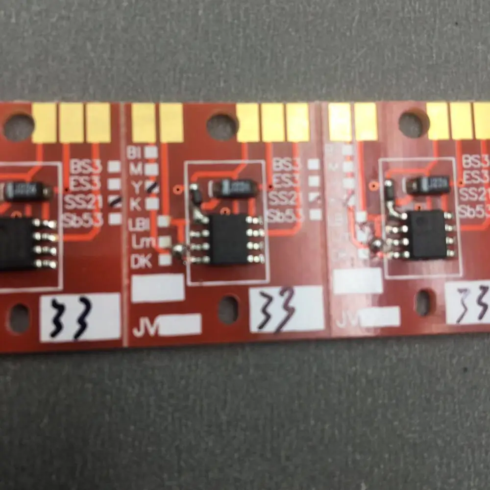 4pcs/set BK C M Y SS21 Permanent Chip for mimaki jv33 eco solvent printer plotter | Компьютеры и офис
