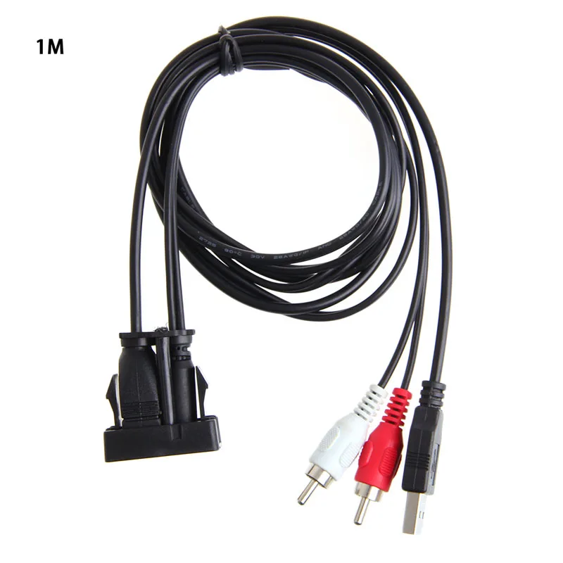 Новинка 2018 автомобильный лодочный мотор длиной 1 м USB 2 RCA до 3 5 мм с утапливаемым