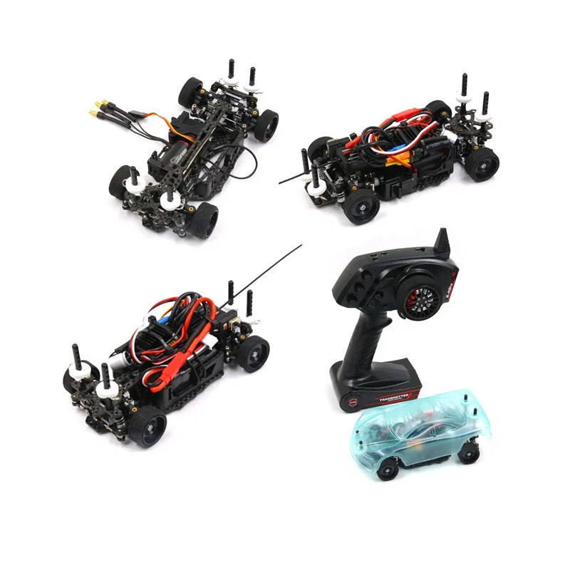 RC 1/28 scale mini-Q Q9 гоночный Дрифт на дороге автомобиль miniQ 2,4G ARR RTR карбоновое волокно шасси матовый бесщеточный 2 версии