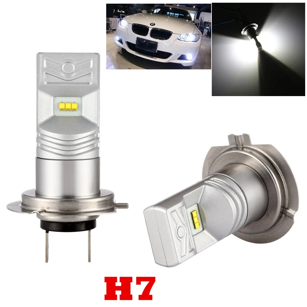 Комплект из 2 предметов рост от 80 Вт H7 светодиодный лампы 12V ~ 24V для PhilipsZES чипы