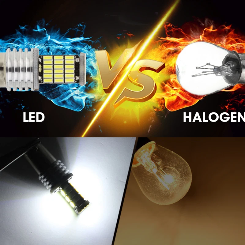 Hlxg 4 Шт 1157 led4014 45SMD P21W/5 W BAY15D автомобильная светодиодная лампа авто задние
