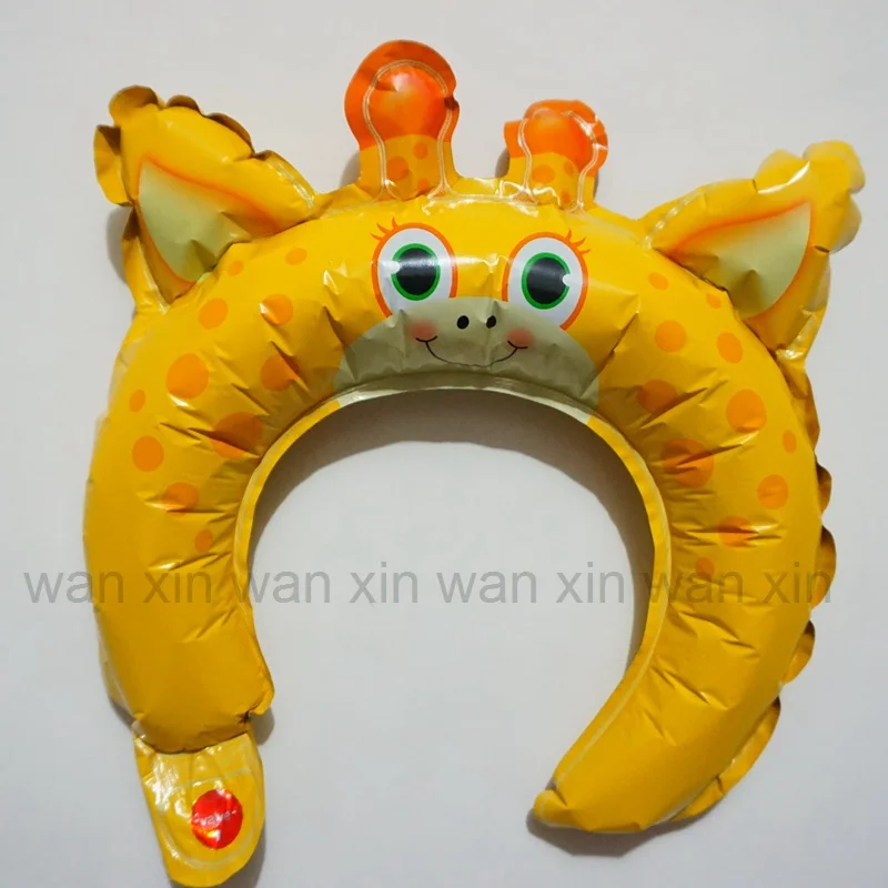 20pc head giraffe 20 шт/лот) оголовье фольги Воздушные шары животные корова Тигр Микки День рождения воздушные шары Детские игрушки для животных вечерние воздушные шары - Цвет: 20pc head giraffe