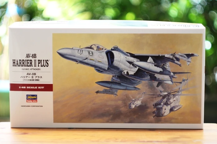 HASEGAWA 1/48 масштаб 07228 AV-8B HARRIER II плюс наземный Штурмовик DIY Собранные модели самолета для сбора, подарка, детей