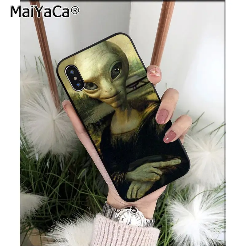 MaiYaCa Alien Believe UFO ET высококачественный чехол для телефона iPhone X XS MAX 6 6S 7 7plus 8 8Plus 5 5S XR