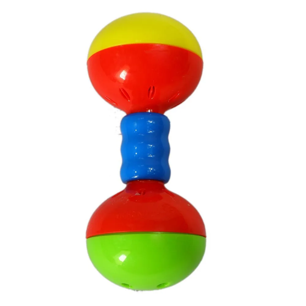 Детская игрушка погремушки колокола встряхивающие гантели телефон 0 12 месяцев|baby