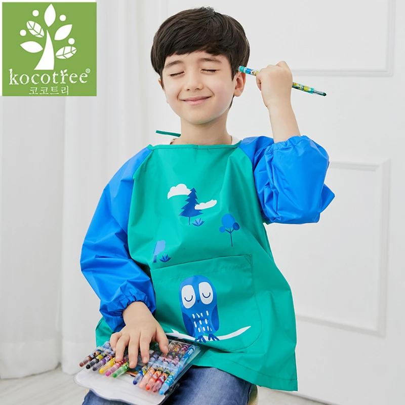 Детские нагрудники с мультяшными животными детские водонепроницаемые длинным