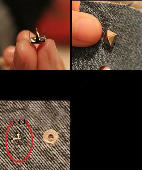 100 шт. розничная продажа 15 мм Бронзовый Треугольник своими руками зеркальные