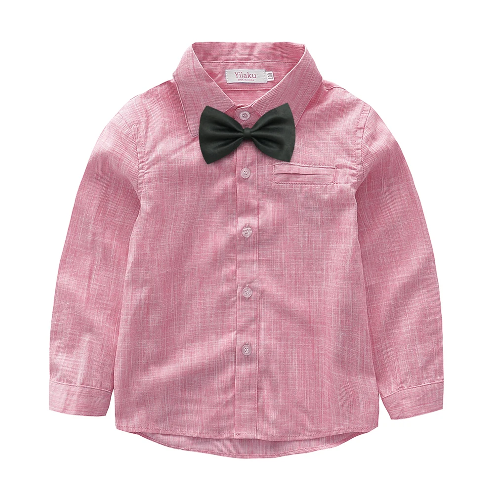 Yilaku Baby Boys Clothing Sets Gentleman Outfits Toddler Boy Tuxedo Suits Bow Tie Shirts + Suspender Pants FF461 |