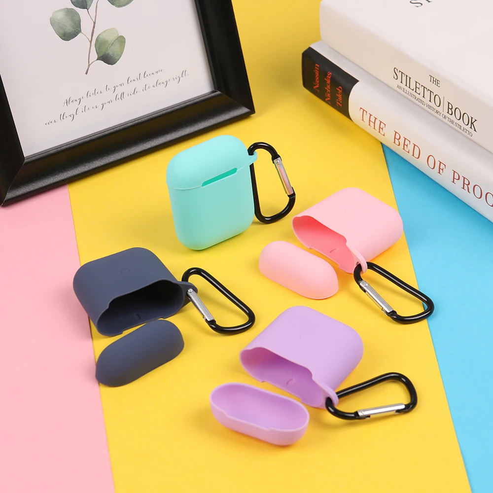 Модные наушники чехол для Apple AirPods iPad Air 2 силиконовый Беспроводной Bluetooth