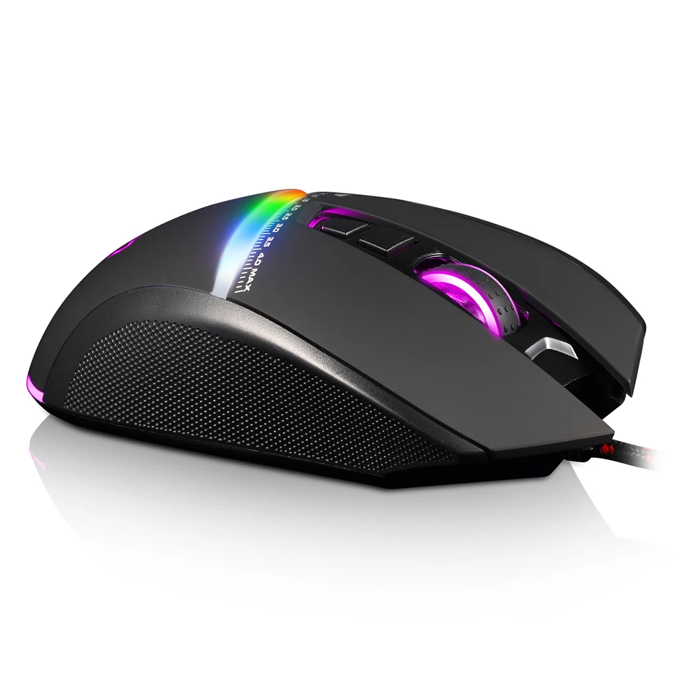 Motospeed V10 4000 точек/дюйм доставка из России Проводная игровая мышь USB со