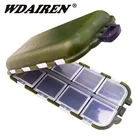 16 слотов регулируемый пластиковый рыболовный крючок снасти Коробка переносной чехол для хранения снасти Многофункциональный Органайзер рыболовные коробки