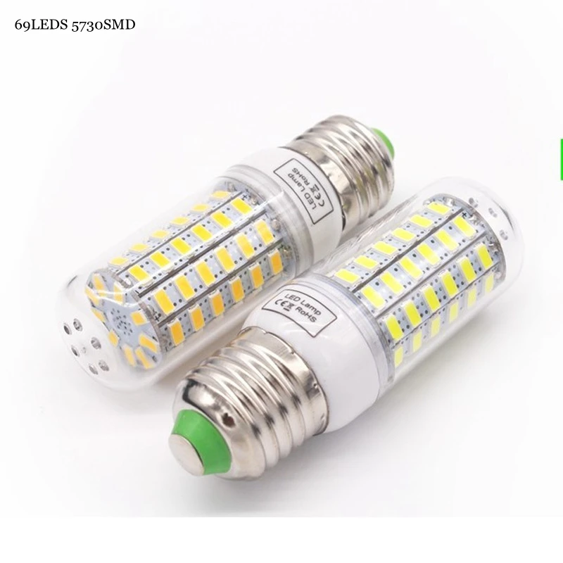 Светодиодная лампа E27 220 В 5730 SMD E14 Corn 24 36 48 56 69 72 LED s Lamp Bombillas светильник почки
