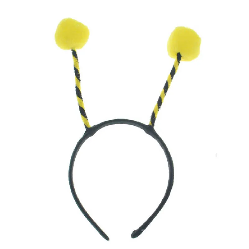 Red Yellow Antenna Bee Cosplay Animal Headbands Kids Adulst Hairbands Carnival Party home decor wedding birthday|headband for kids|headband