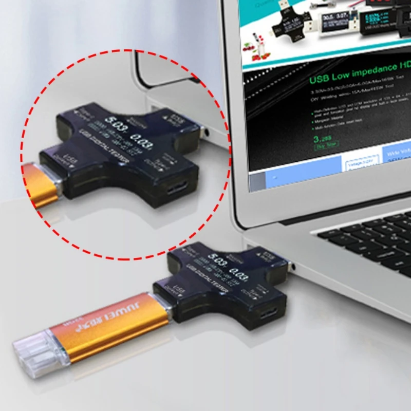 Тестер USB type-C pd цифровой вольтметр постоянного тока амперимор измеритель тока Амперметр детектор зарядное устройство индикатор
