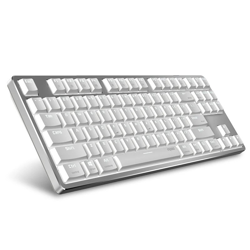 Механическая клавиатура с подсветкой RAPOO MT500 проводная USB 87 клавишами Игровая Windows