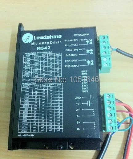 Бесплатная доставка 4 шт. шаговый Драйвер Leadshine M542 2-фазный микрошаговый привод