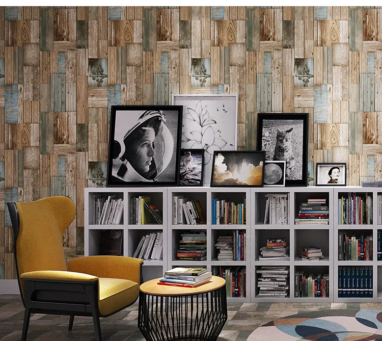 Настенная бумага для ресторана кофейни водонепроницаемая виниловая винтажная