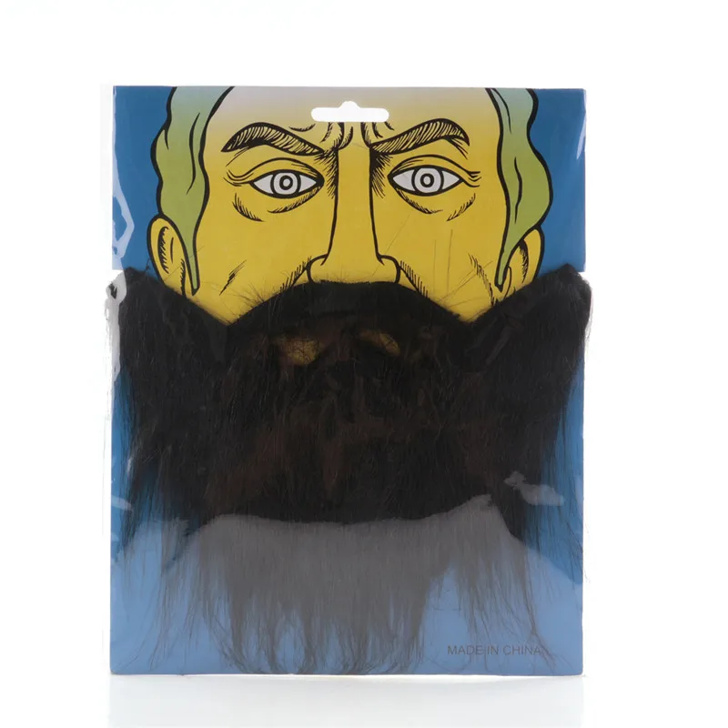 Забавный костюм для мужчин 1 шт. вечеринки Хэллоуина бороды лица маскировки волос