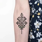 Водостойкая временная татуировка, наклейки-символы Латвии, наклейки флэш-тату, искусственные татуировки для девочек, женщин и мужчин