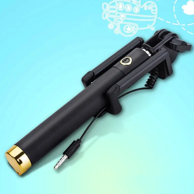 Новая Универсальная мини селфи Палка для android ios xiaomi iphone 4 5 6 samsung телефонный кабель