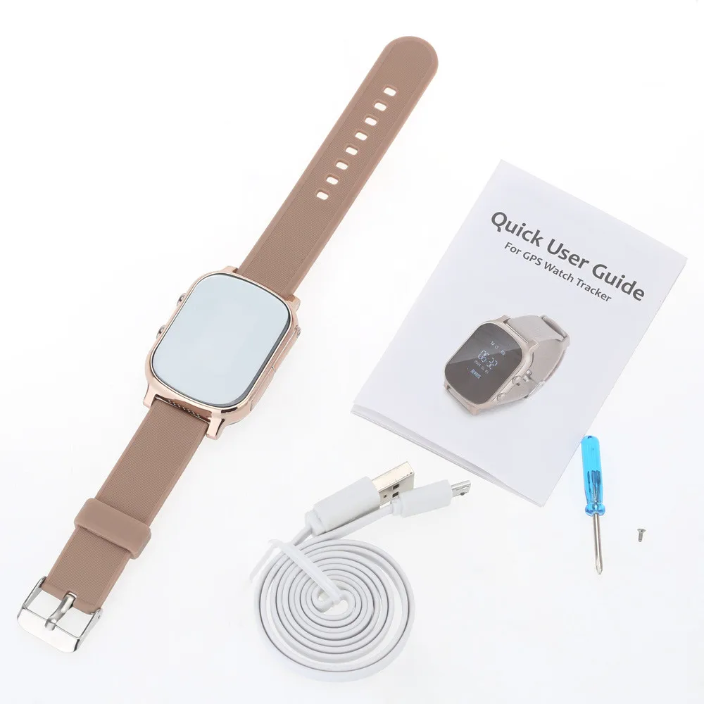 Хит продаж! Детские Смарт часы T58 с GPS Wi Fi SOS LBS Finder экстренный звонок sim карта для