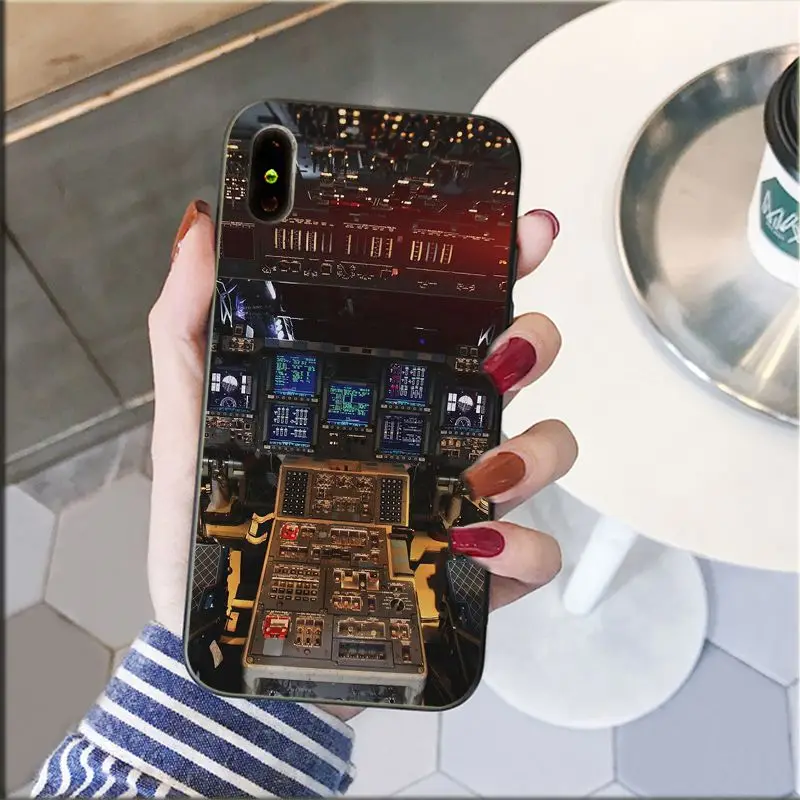 Чехол для мобильного телефона Yinuoda Aircraft airplane cockpit TPU one Аксессуары Apple iPhone 8 7 6 6S Plus X