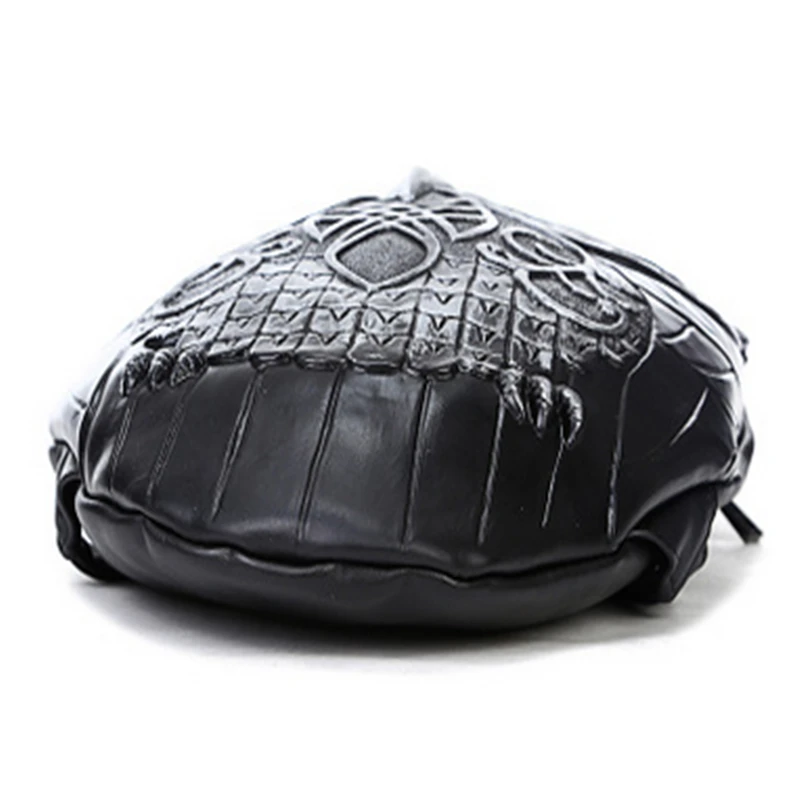 

Steelsir 2020 Fashion Animal Owl Print Travel Backpack Punk Tide Men Personality 3D Animal Type 14 Inch Computer Backpack