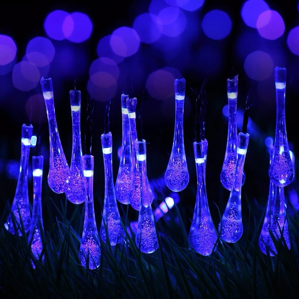 6 5 м 30 LED гирлянда на солнечных батареях декоративные садовые лужайки патио
