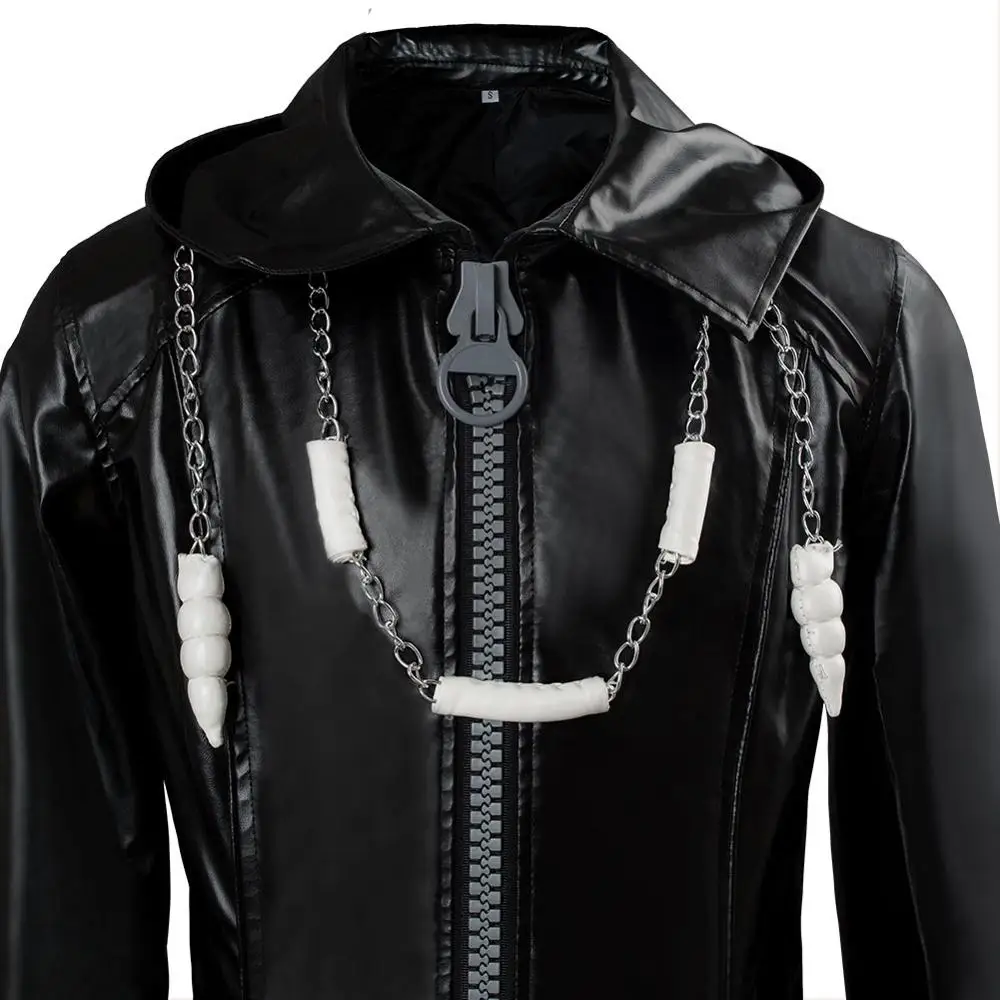 Карнавальный костюм для взрослых женщин и мужчин черное пальто с изображением