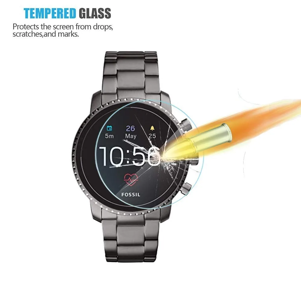 2 упаковки для Fossil Q Explorer HR Gen 4 0 3 мм 2.5D прозрачное закаленное стекло защита экрана