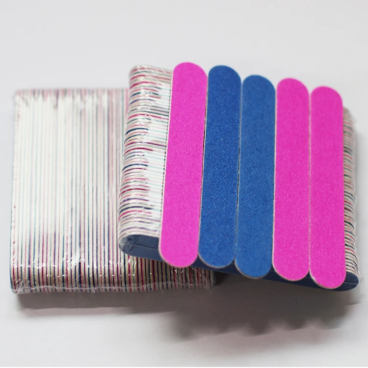 Двусторонние пилки для ногтей 50 шт. набор одноразовых пилок инструменты маникюра