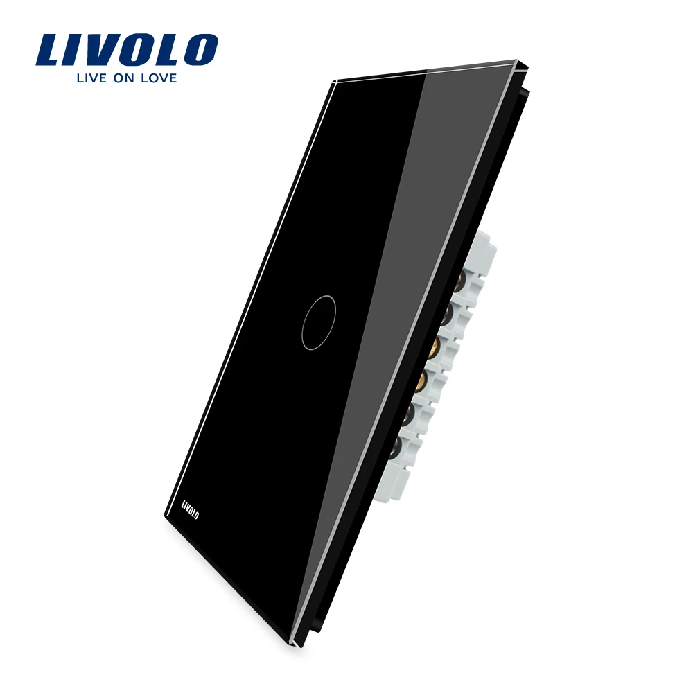 Производитель Livolo AU/US стандартный сенсорный экран настенный выключатель света 1