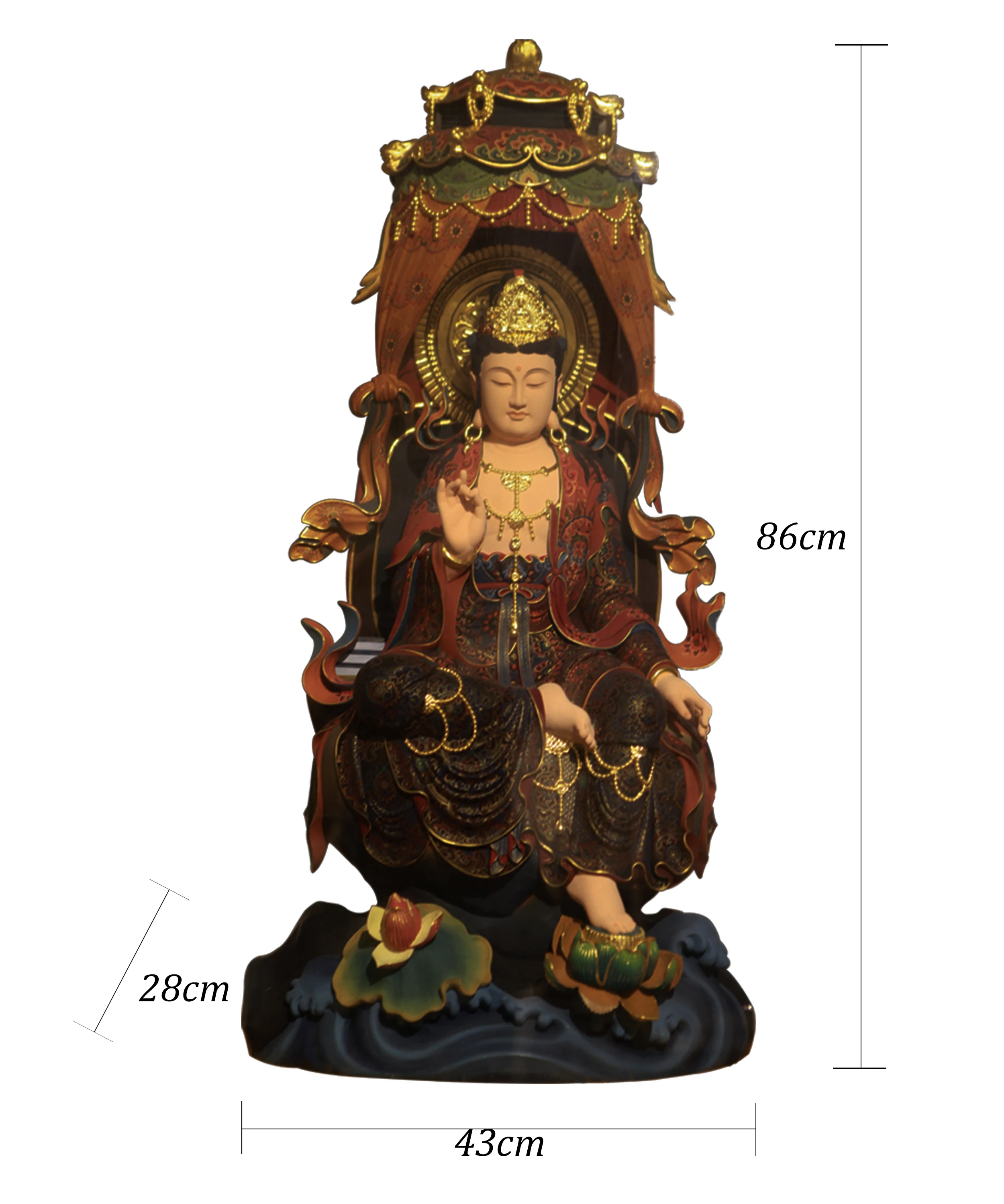 86 см Guanyin деревянная скульптура Буды статуи резные деревянные сделанное вручную украшение для дома escultura Индии стиль ремесло статуя Гуань Инь