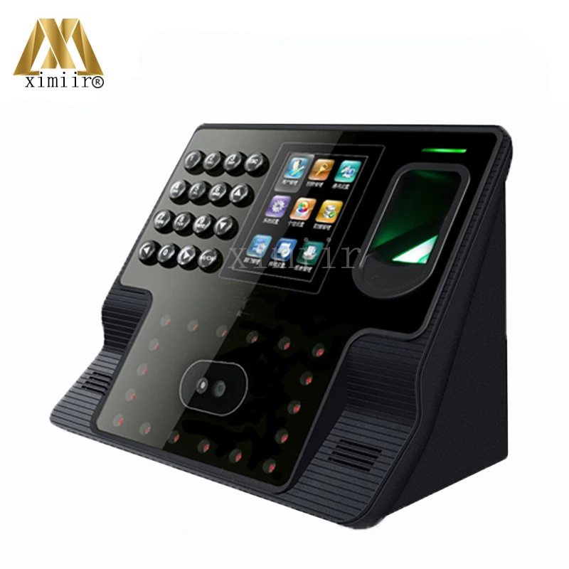 Hot Sale13.56MHz Linux System 3 ''TFT Touch Screen TCP/IP Time Recorder Machine Iface102 Face Fingerprint | Безопасность и