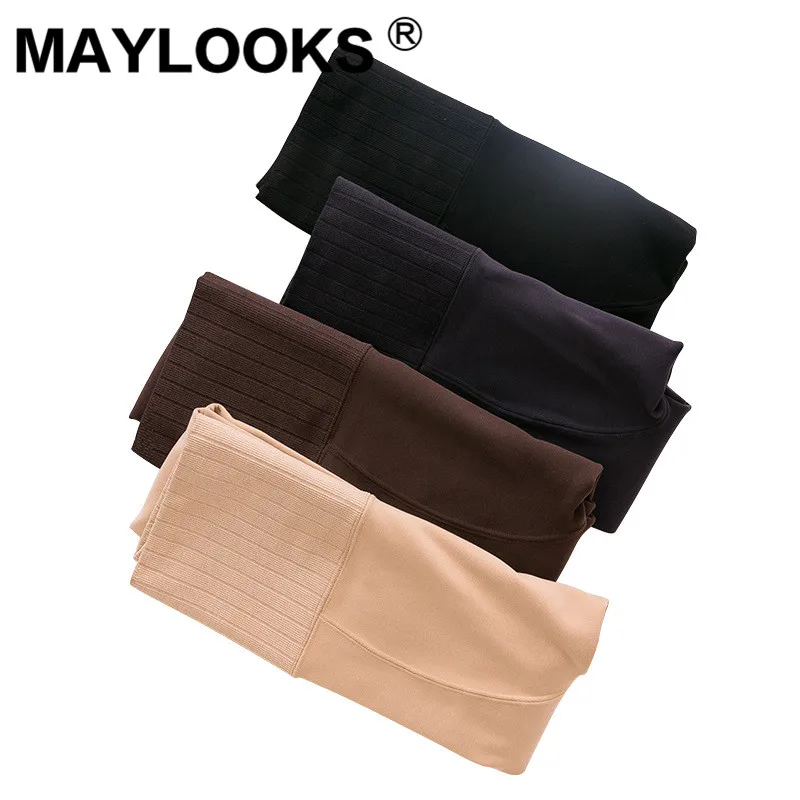 Maylooks/240 г бархатные не скатывающиеся гетры женские колготки сезон осень зима