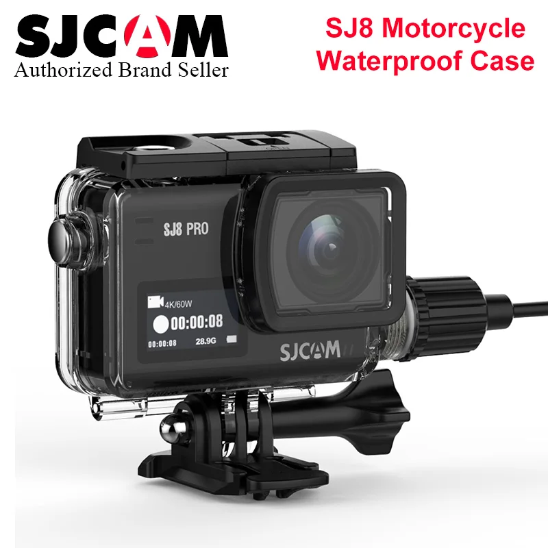 SJCAM SJ8 PRO Серия мотоциклетный Водонепроницаемый чехол с USB C кабелем для Pro Plus Air 4K