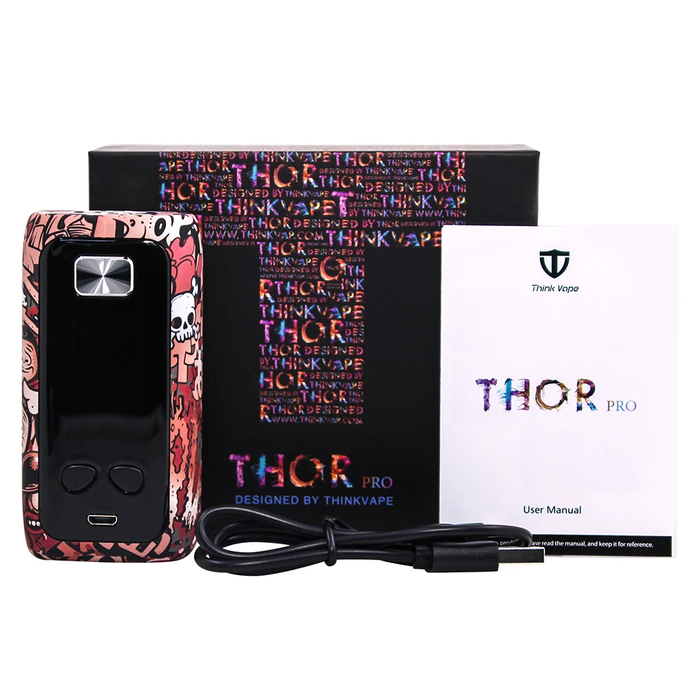 Оригинальный бокс мод Think Vape Thor Pro TC 220 Вт двойной аккумулятор 18650 режимы VW/TC/Bypass
