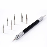 diy leather craft carving line drawing pen replacement 8 size tip