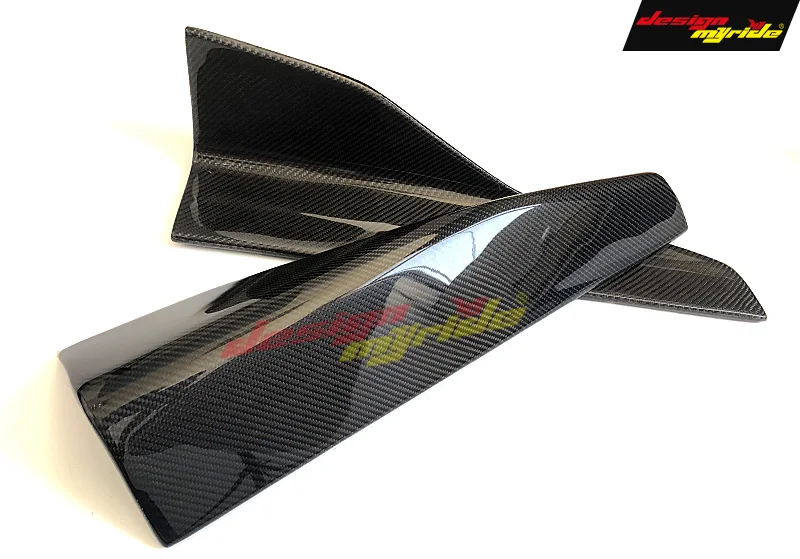 Углеродное волокно 2 шт. боковые юбки A45 стиль 57 см сплиттеры Cupwings Winglets для Mercedes Benz Cla W117 База купе 2-DR 14-17 створки