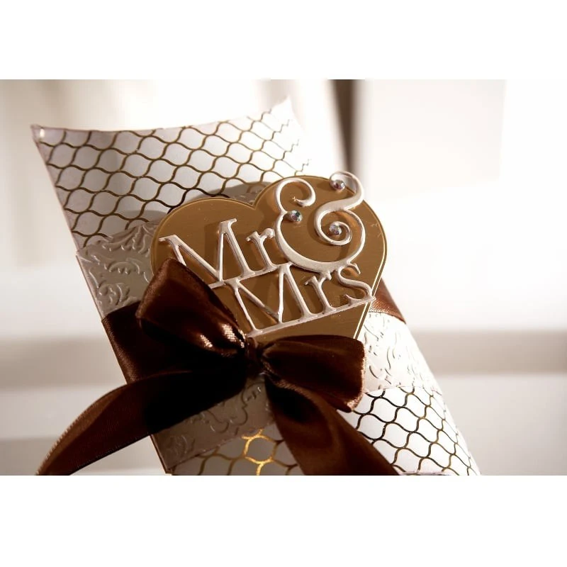 Слово Salutation &quotMr &amp Mrs&quot металлические режущие штампы трафареты сделай сам для