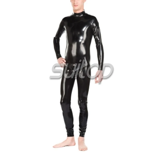 Мужской костюм из латексной резины подходит для ношения через плечо|latex bodysuits for